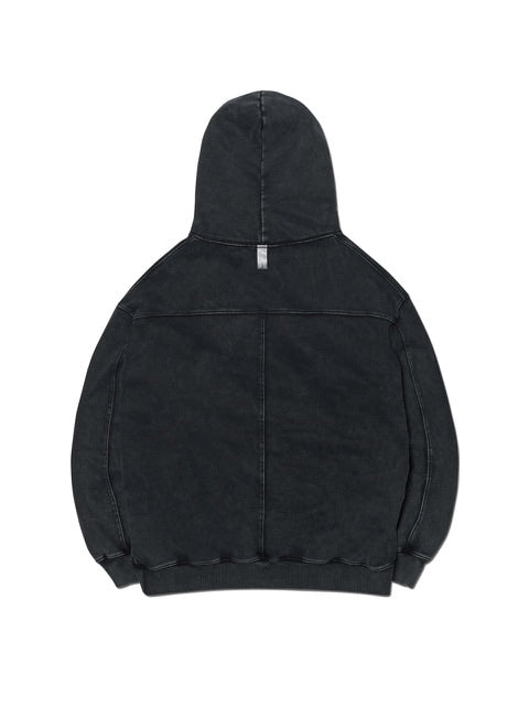 【NOMANUAL】M.L HOODIE / 【ノーマニュアル】ロゴプリント長袖パーカー