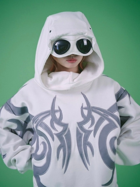 【GALFY】探検メガネ部族パーカー / 【ガルフィー】ロゴ長袖パーカー