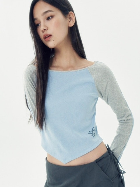 【runningHIGH】SPORTS SLIM RAGLAN TEE