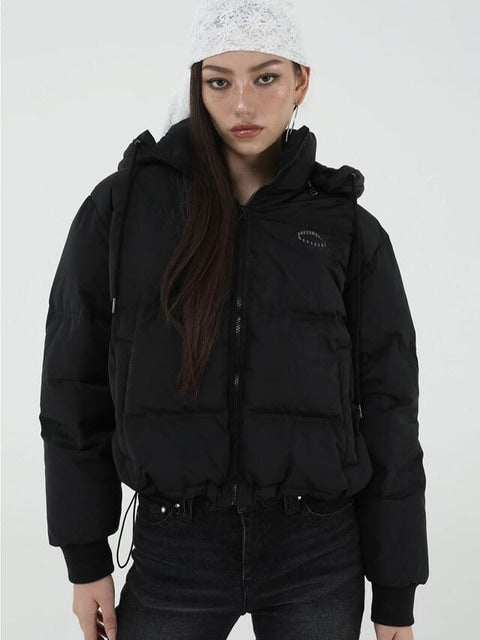 【Uglyshadow】OFFICIAL HOODED DOWN JACKET / 【アグリーシャドウ】フード長袖ダウンジャケット