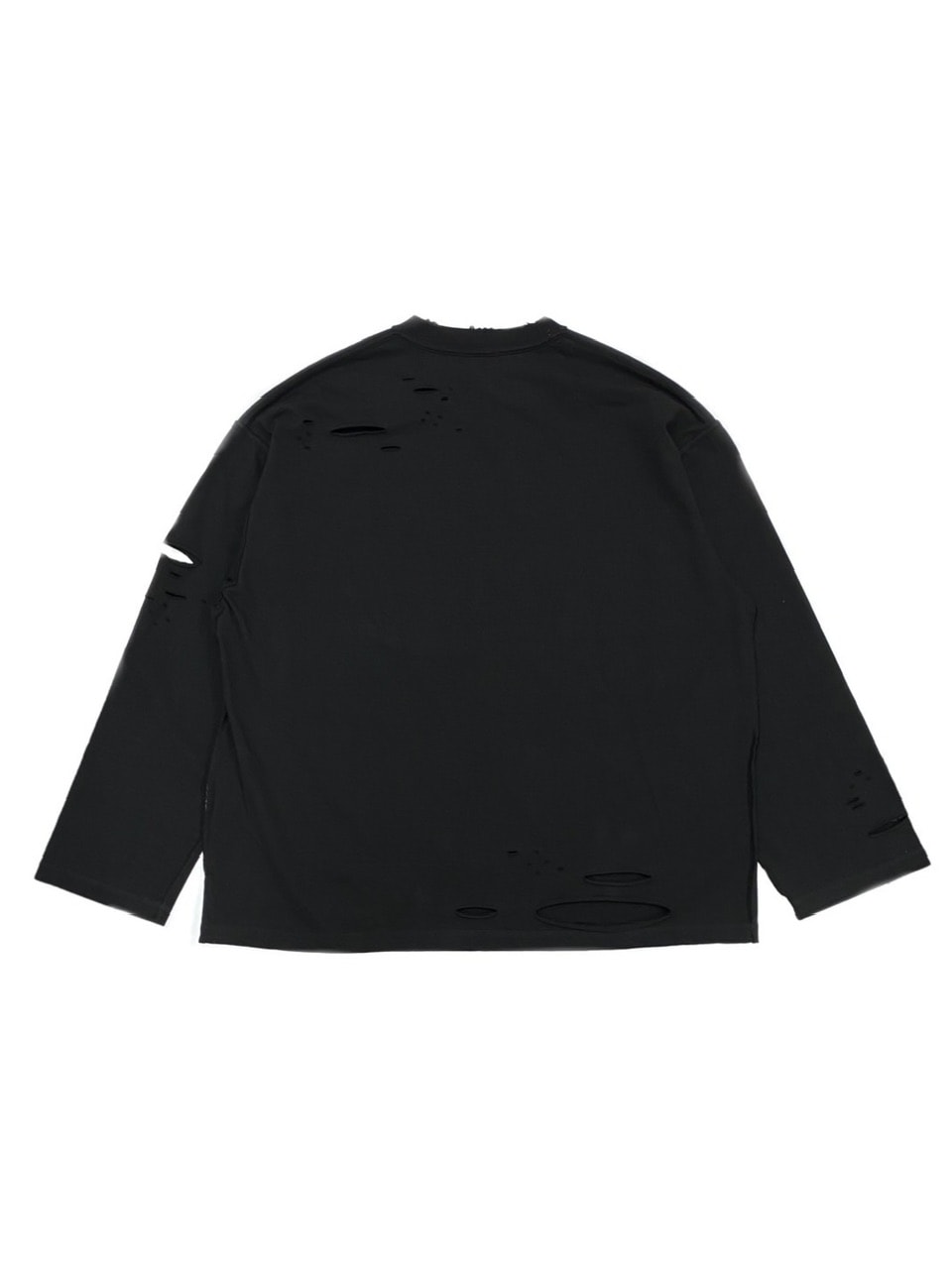 受注制【Never mind the XU】damage long sleeve tee 2 (3color)