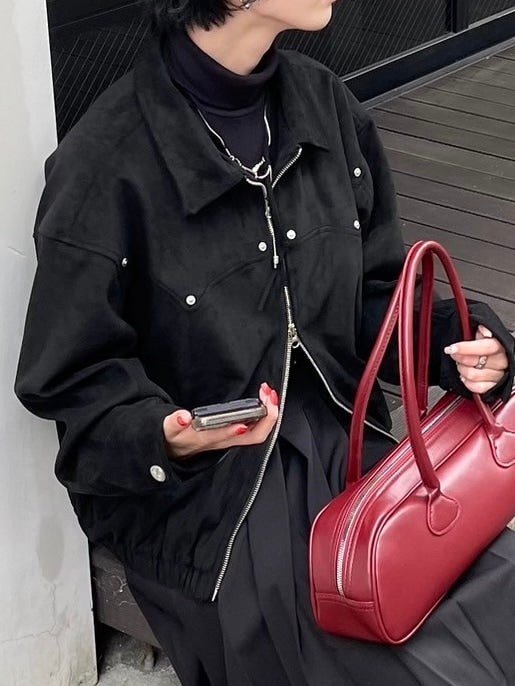 受注制【Chikashitsu +】knot leather mixed necklace