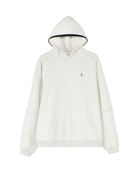 【ARCH by ROARINGWILD】Patchwork Fleece Hooded Sweatshirt