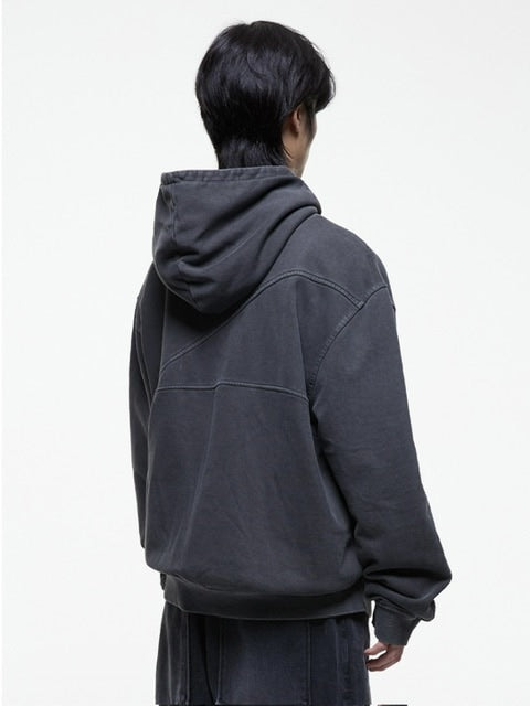 【THECOLDESTMOMENT】TCM multi hooded zip-up