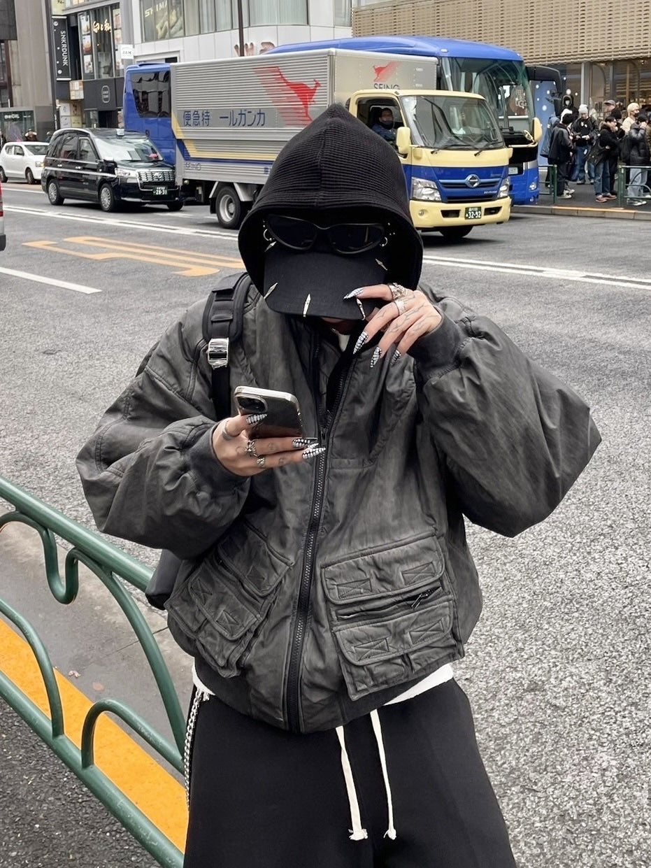 受注制【Never mind the XU】washed ma-1