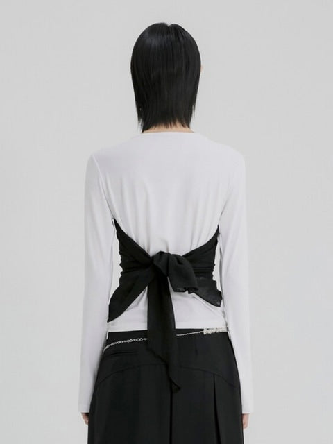 【FLAREUP】Bustier Layered Long Sleeve / 【フレアアップ】ビジターレイヤード長袖Ｔシャツ