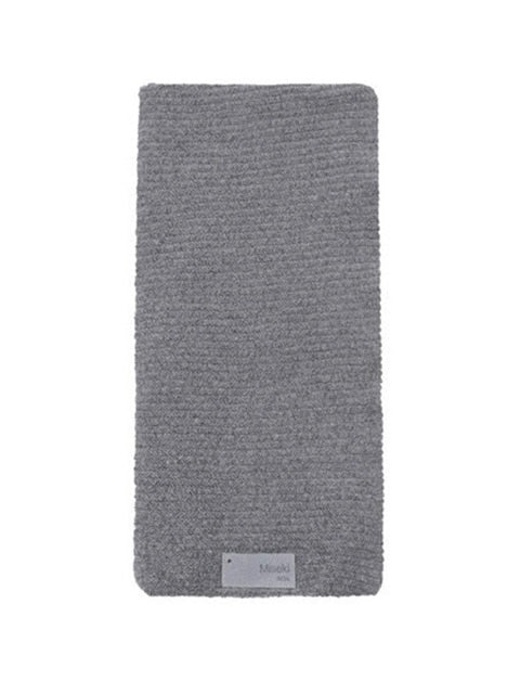 【Miseki seoul】Patch knit muffler