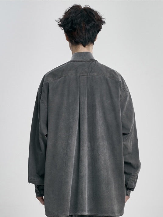 【AJOBYAJO】Ribstop Washed Cargo Shirt Jacket