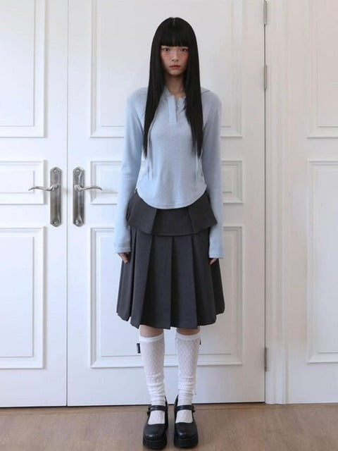 【Uglyshadow】BASIC CROP HOODIE