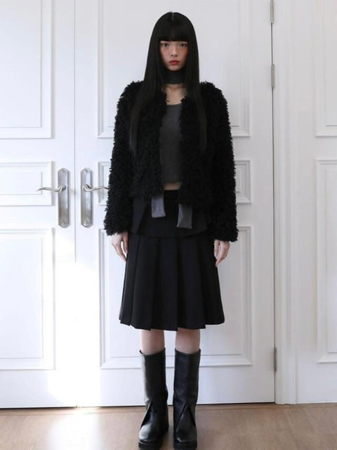 【Uglyshadow】PUPPY JACKET / 【アグリーシャドウ】パピーファー長袖ジャケット