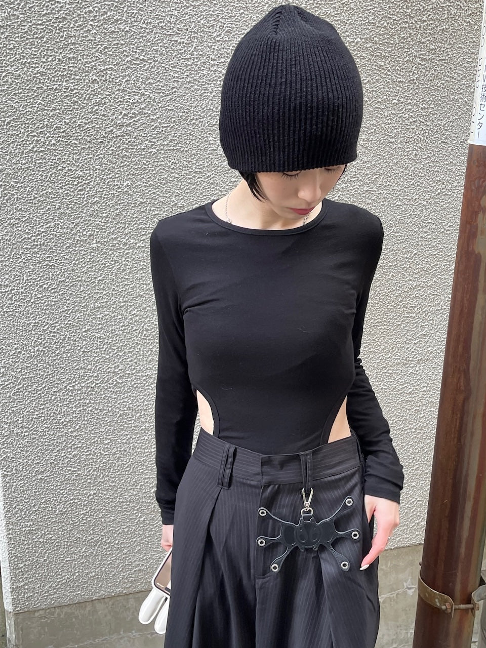 【oaks】side slit long sleeve (2color)