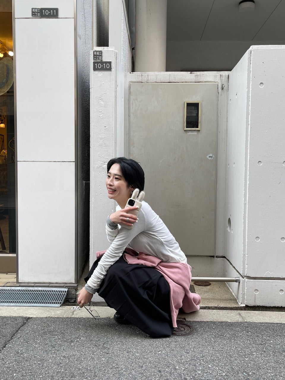 受注制【oaks】polo slim long sleeve (3color)