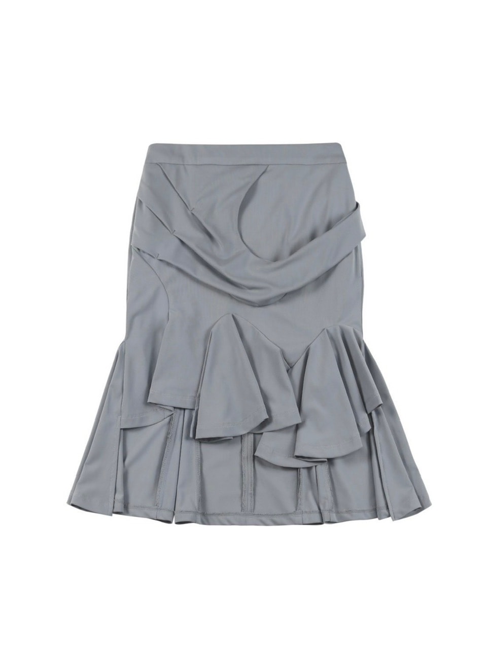 【DIFFERENTIS】Draped Jersey Skirt
