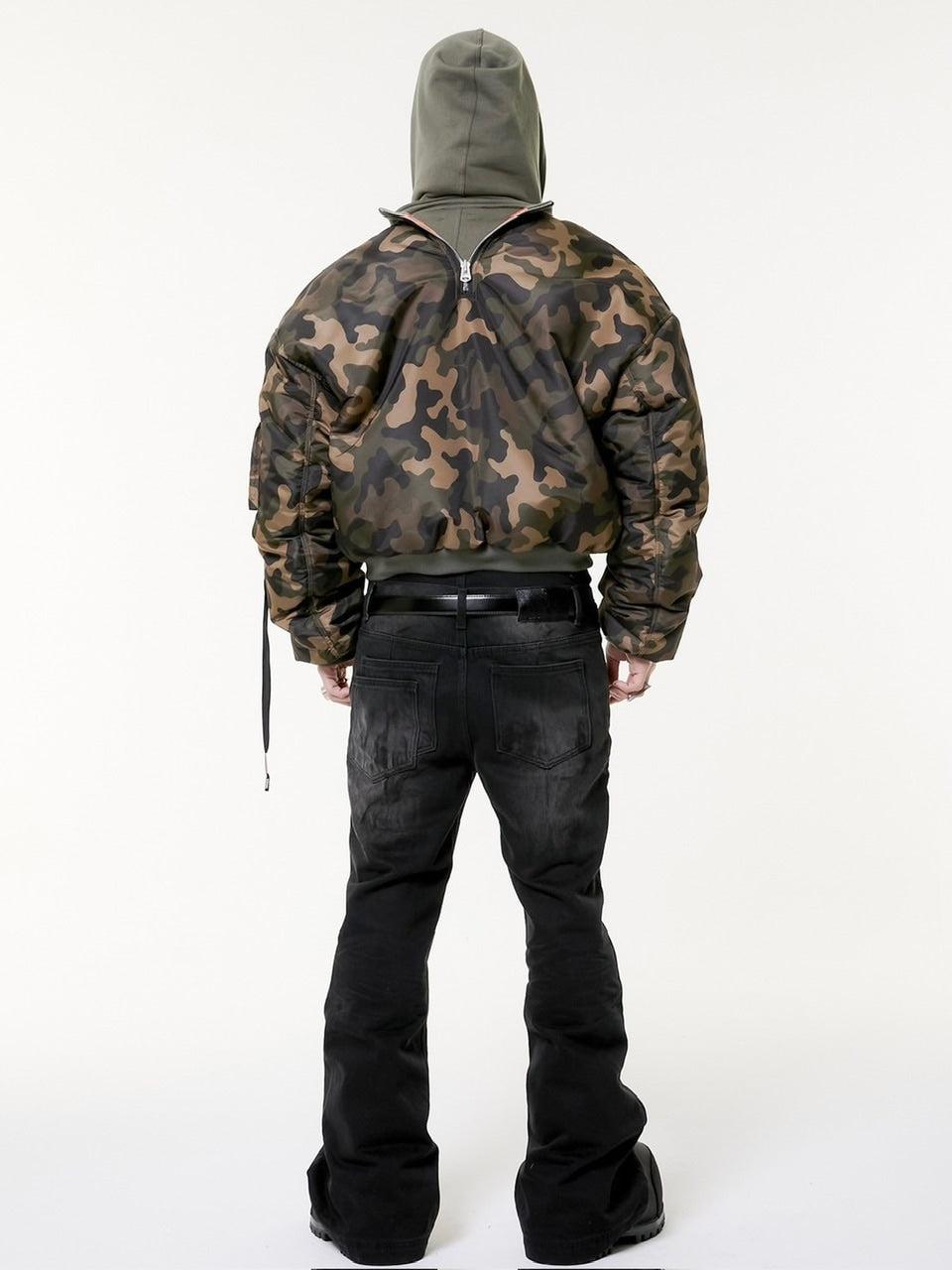 【ANOTHERYOUTH】double waist jeans