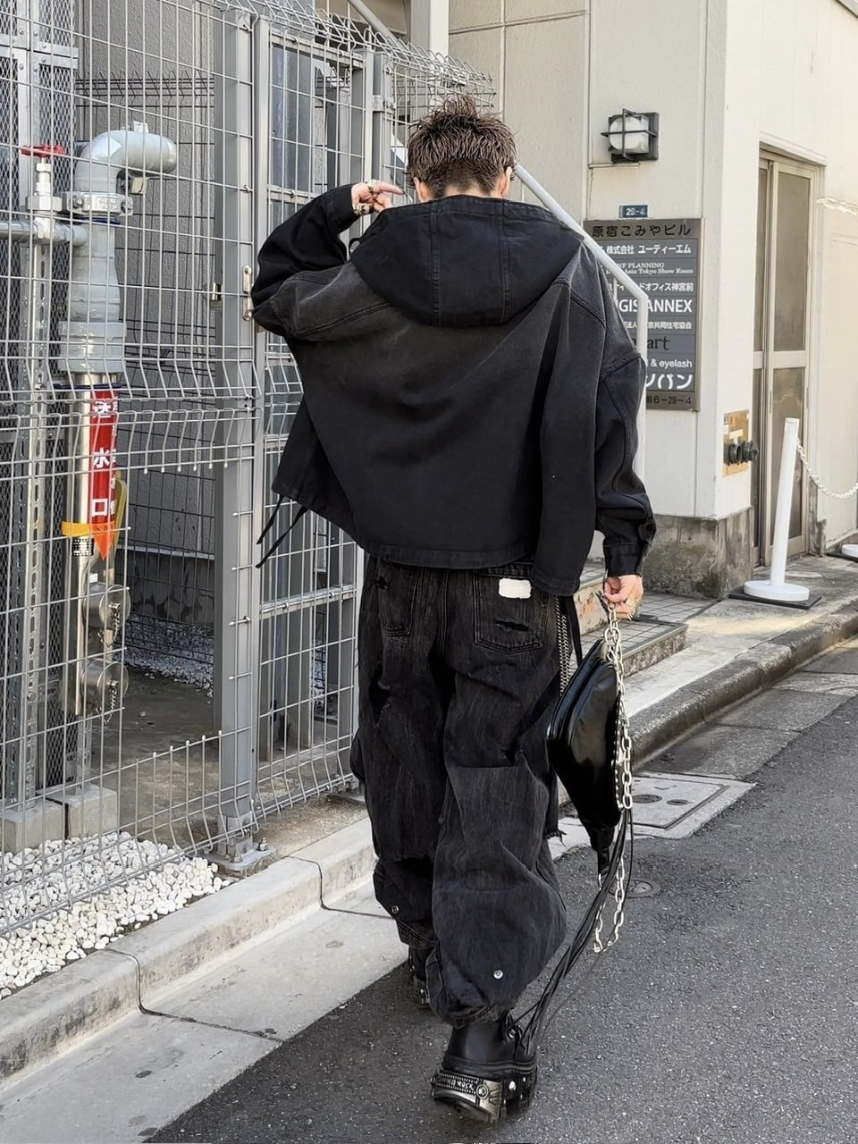 【DIG YOUR OWN GRAVE】PAILOT DENIM HOODIE