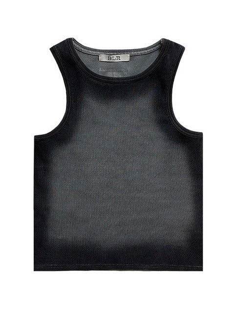 【BLR BLUER】HIGH-TENSION GRADATION WASHING SLEEVELESS(W)