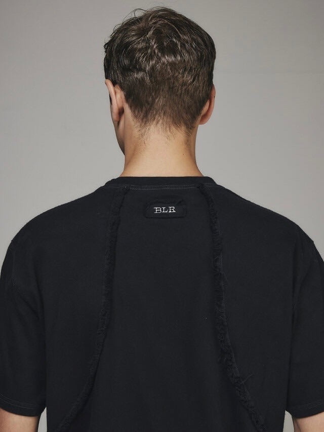 【BLR BLUER】DESTROYED GRADATION BLEACHED SHORT SLEEVE