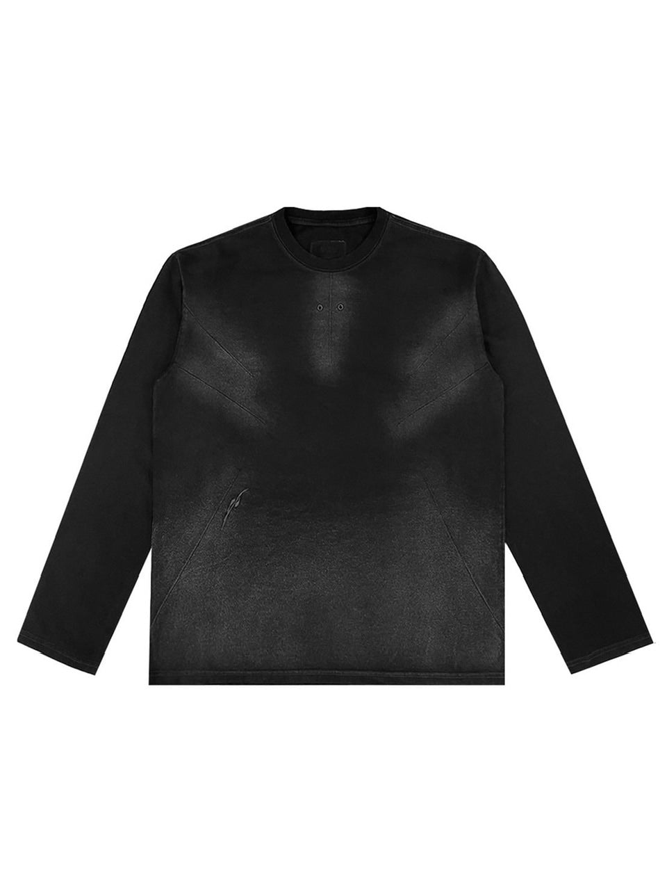 【BLR BLUER】RAIN DESTROYED GRADATION BLEACHED LONG SLEEVE