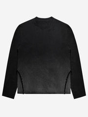 【BLR BLUER】DESTROYED GRADATION WASHING LONG SLEEVE