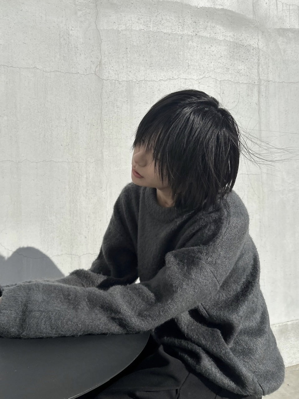 受注制【LUV CODE】oversized mohair knit (3color)