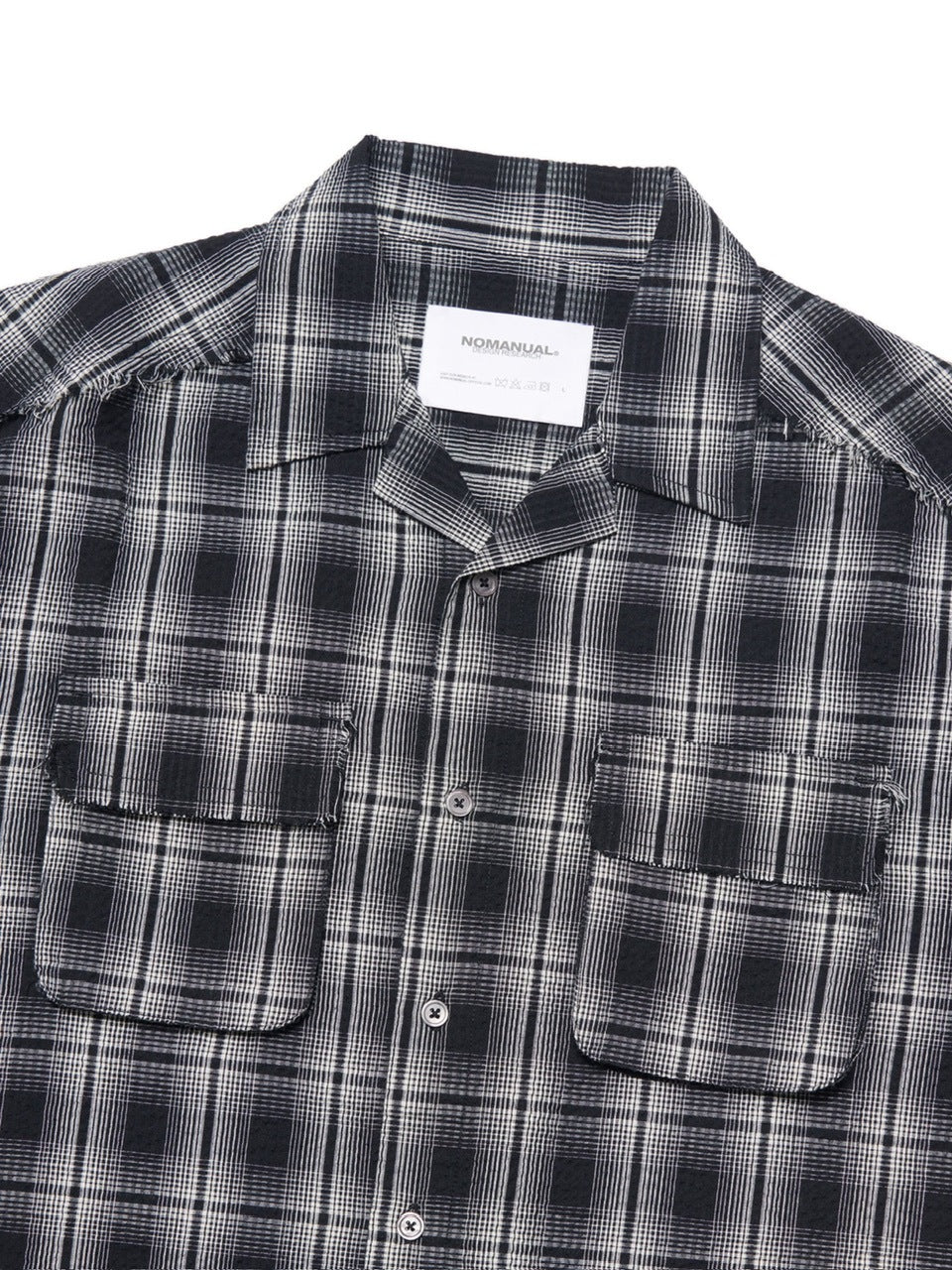 【NOMANUAL】SEERSUCKER CHECK SHIRTS