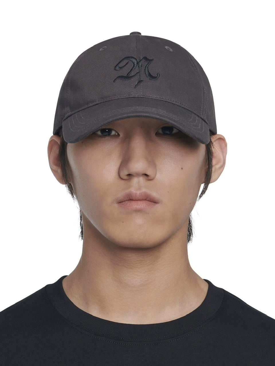 【NOMANUAL】UPPERCASE LETTER N BALL CAP