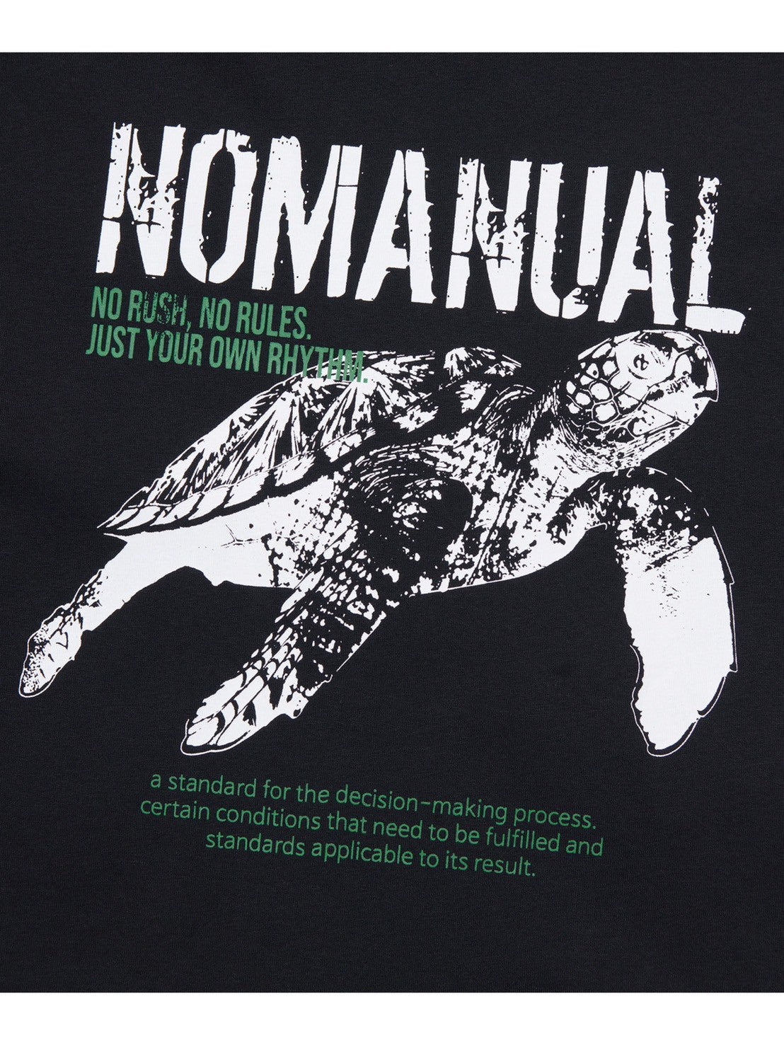 【NOMANUAL】TURTLE T-SHIRT