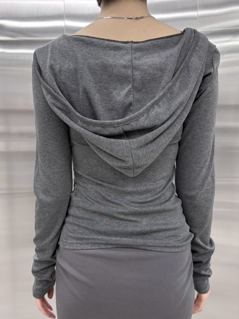 受注制【nmtc +】hooded long sleeve (2color)