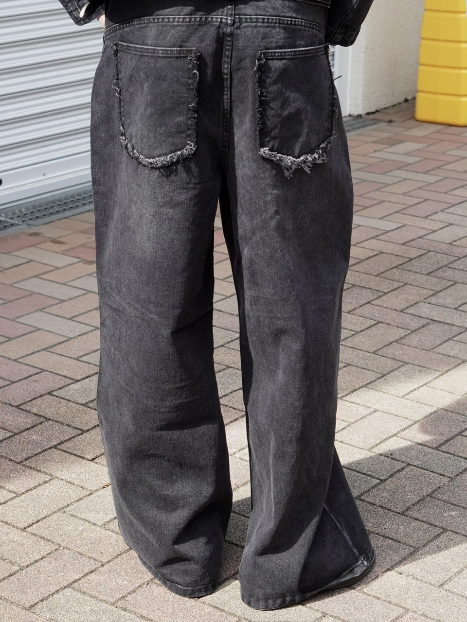 東京店WEB限定受注制【Chikashitsu +】biker denim pants