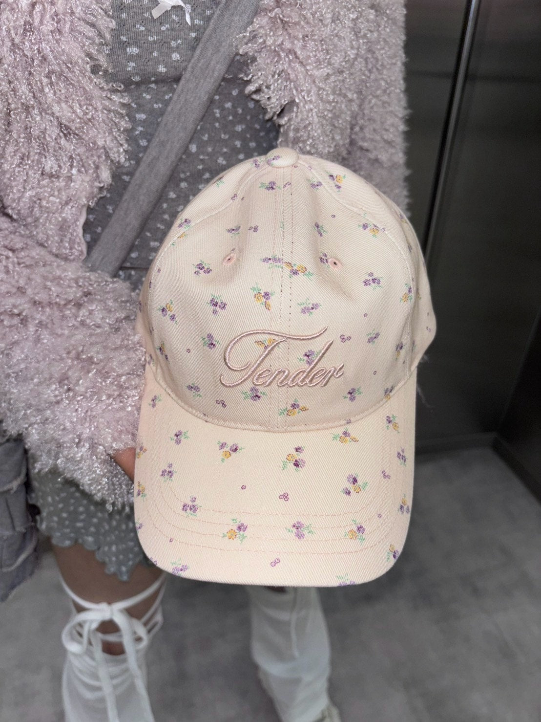 受注制【nmtc +】flower print cap (3color)