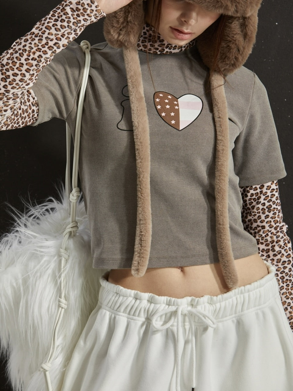 【GATELESS】LONG FUR SHOULDER BAG