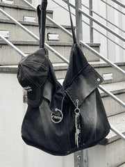 受注制【nmtc +】pocket denim shoulder bag