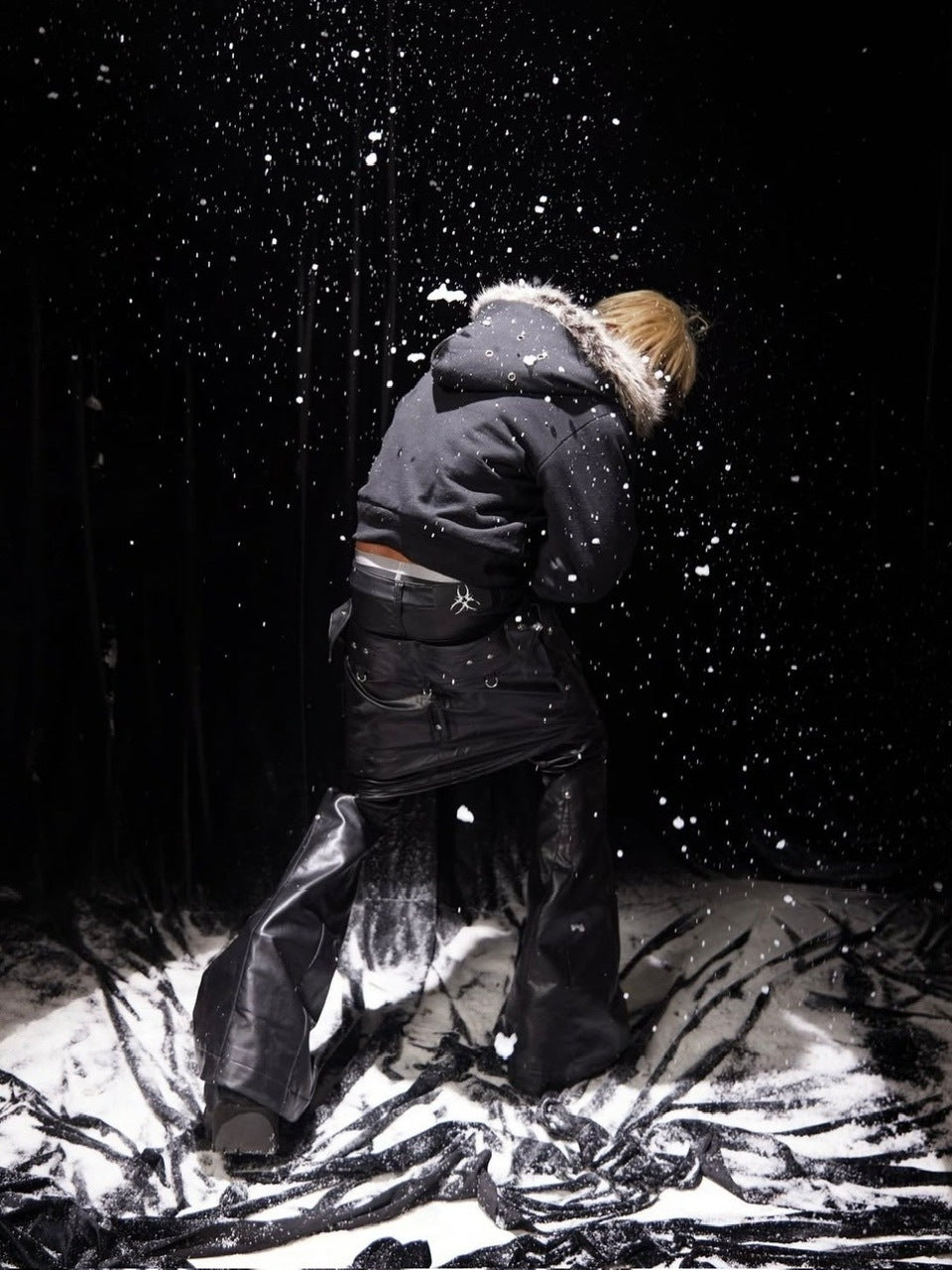 【Cozy world Wide】"005 CHAOS DREAM" LEATHER SKIRT PANTS