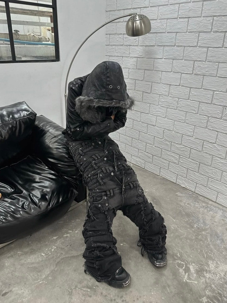 【Cozy world Wide】00 KNIGHT CLUB BAGGY FLARE JEANS