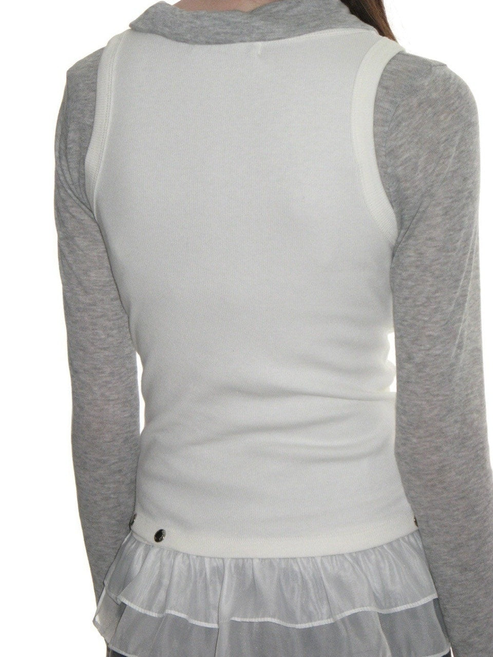 【CRANK】FRILL SNAP SLEEVELESS