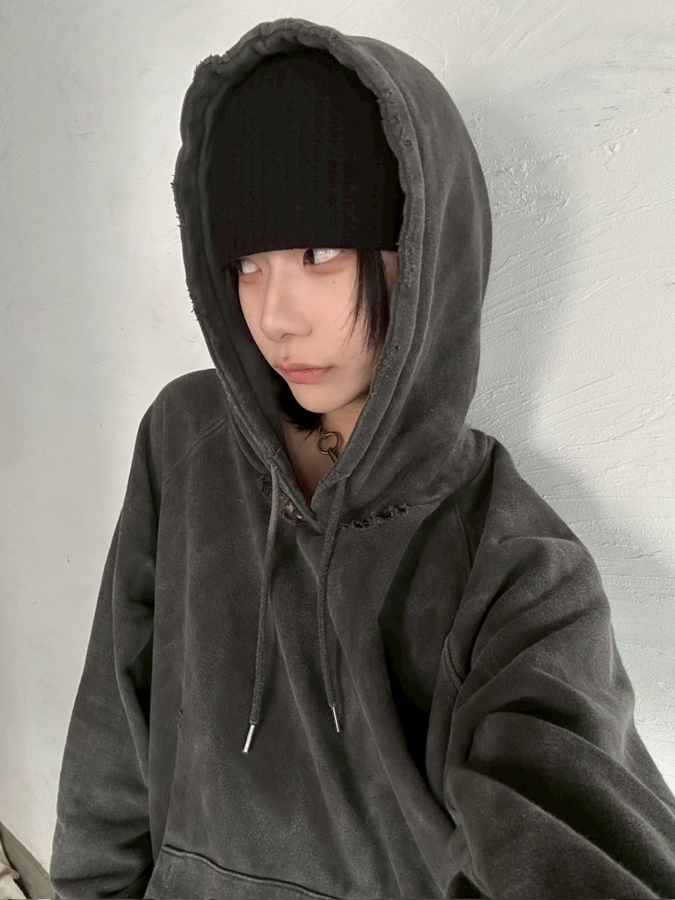 受注制【LUV CODE】waffle beanie (2color)