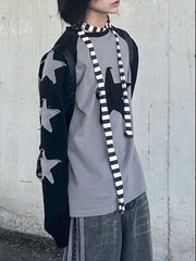 【LUV CODE】star raglan long sleeve tee