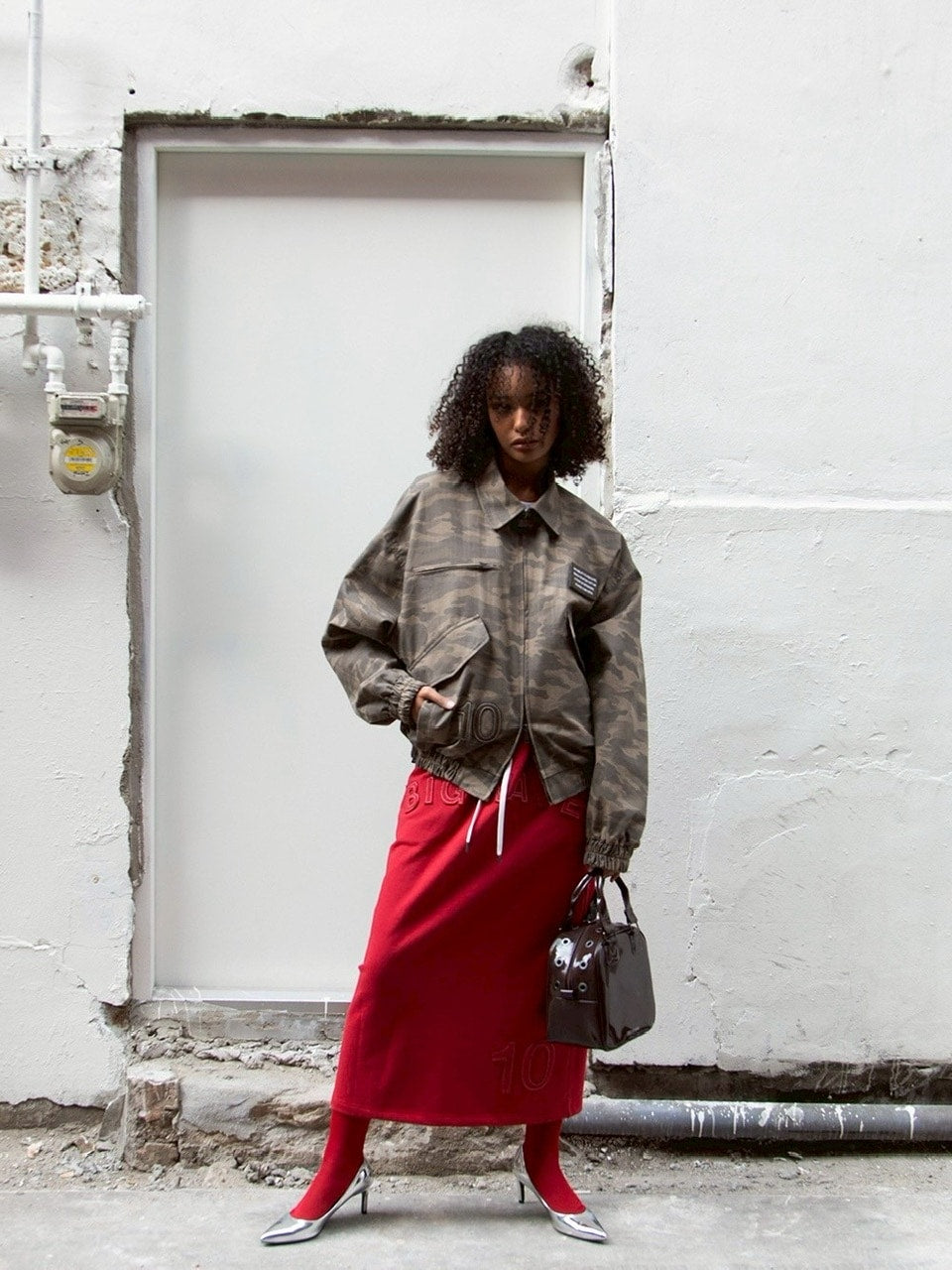 【ESC STUDIO】eyelet tote bag