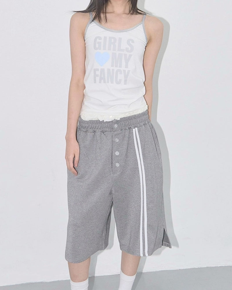 【FANCY CLUB】GIRLS MY FANCY SLEEVELESS / 【ファンシークラブ】プリントキャミソール