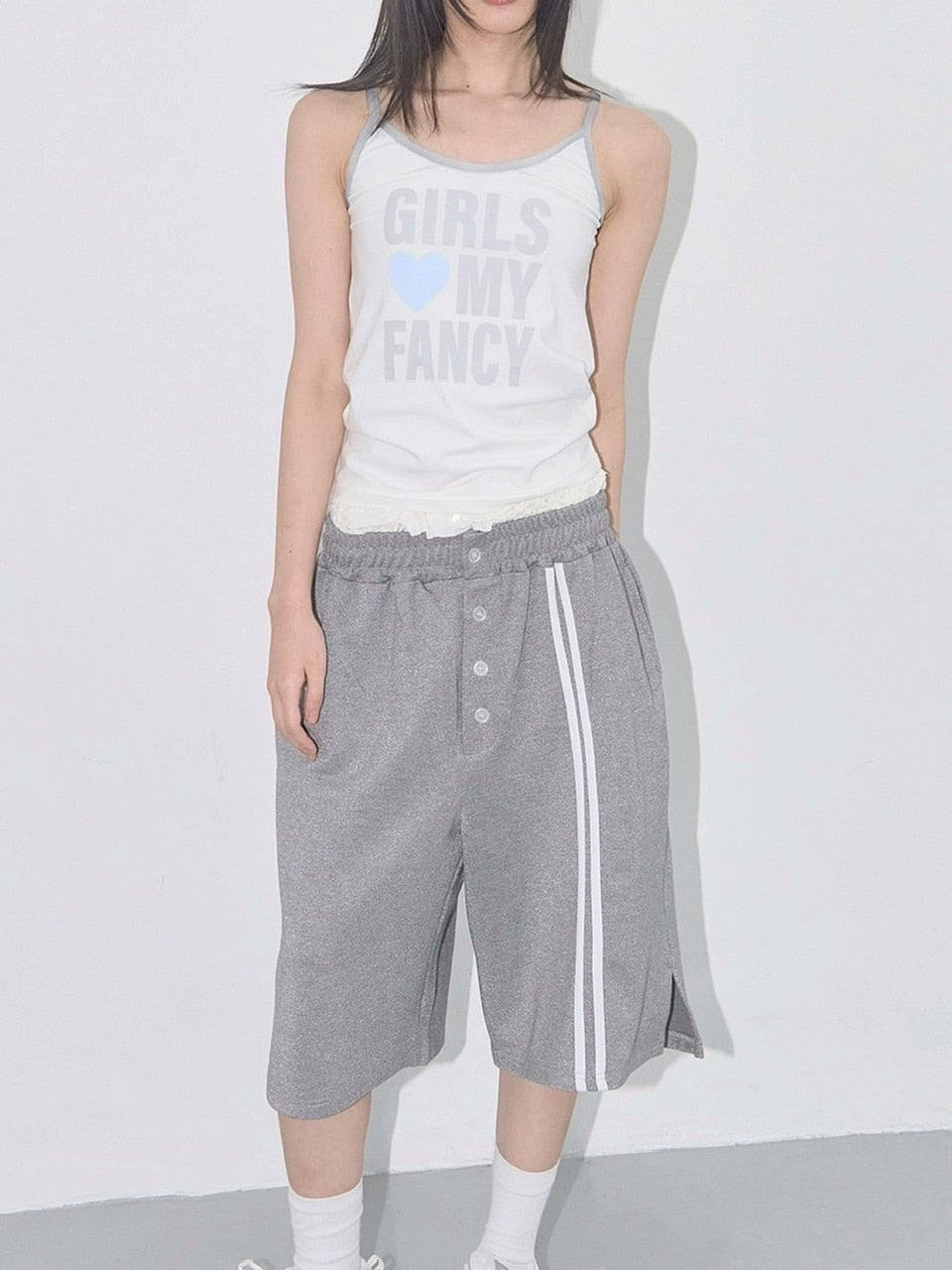 【FANCY CLUB】GIRLS MY FANCY SLEEVELESS / 【ファンシークラブ】プリントキャミソール