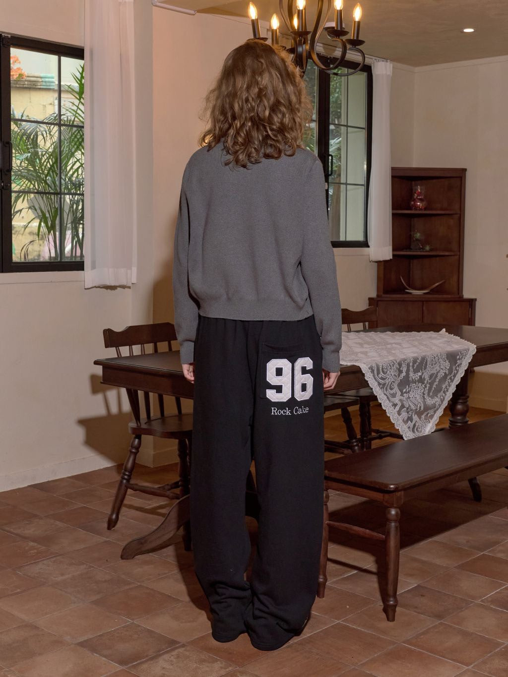 【ROCK CAKE】96 Applique 2way Jogger