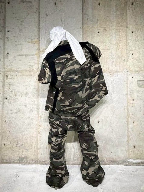 【roaringrad】ZIPPER SAGGING PANTS CAMOUFLAGE