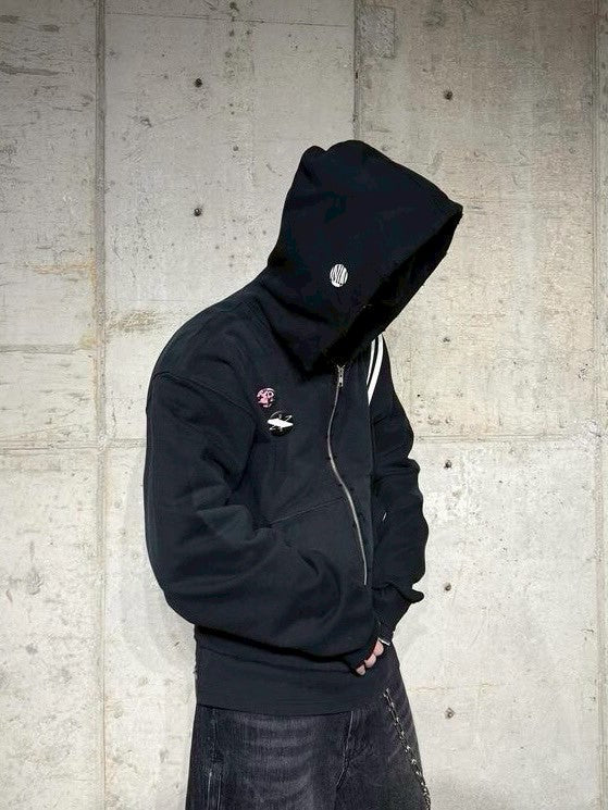 【roaringrad】WASHED HOODIE ZIP-UP 1