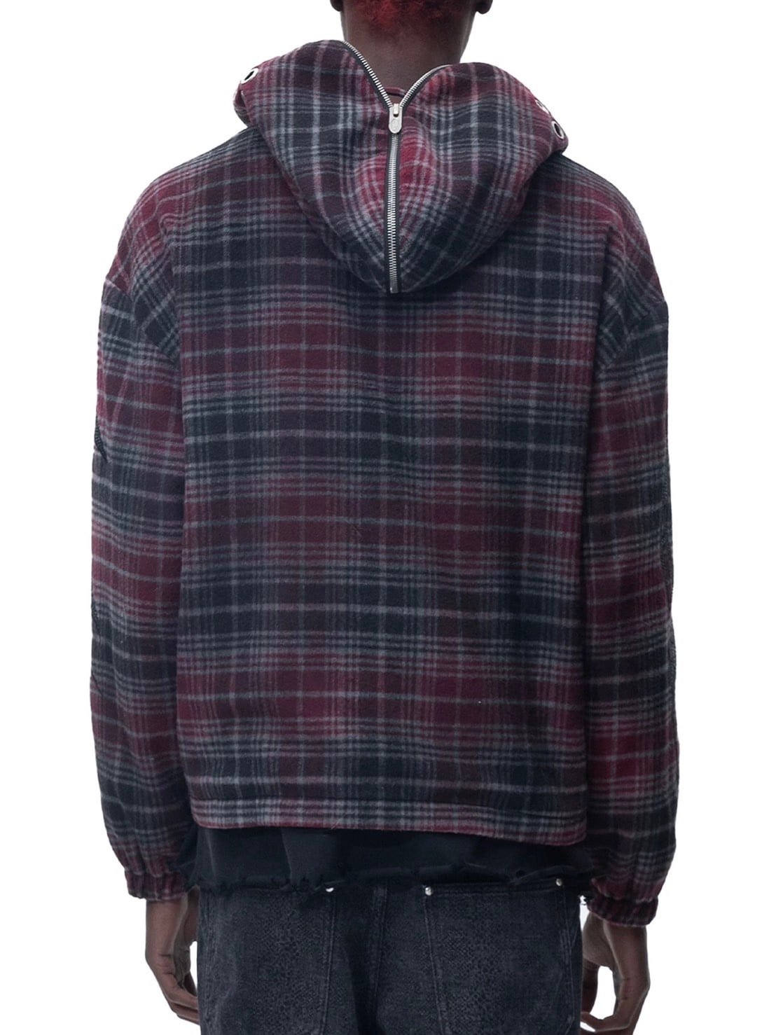 【The Boy Has No Patience】BLOOD MOON NIGHT KNIGHT DESTRUCTION ZIP HOODED JACKET