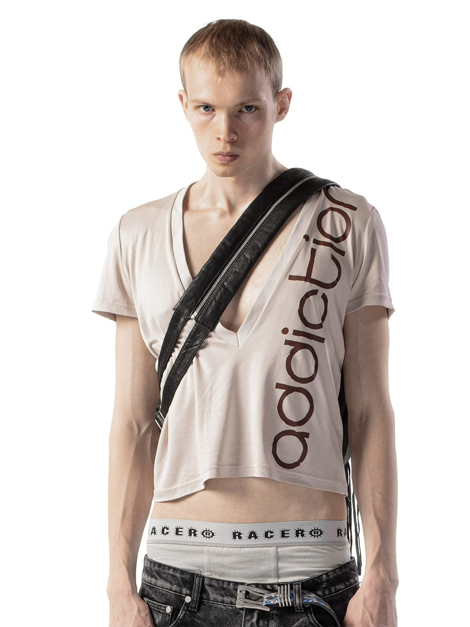 【RACER WORLDWIDE】Leather One Strap Bag