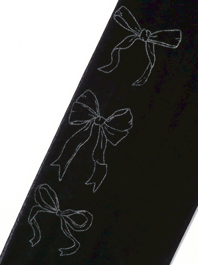 【ODDONEOUT】3 RIBBON PRINTED STOCKING