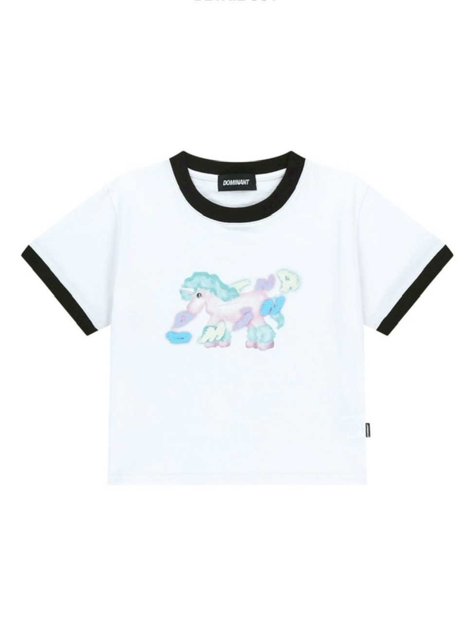 【DOMINANT】Unicorn Ringer Crop T-Shirt
