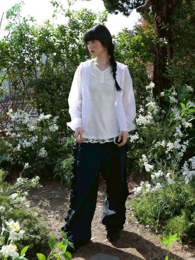 【Uglyshadow】SIDE FRILL PANTS