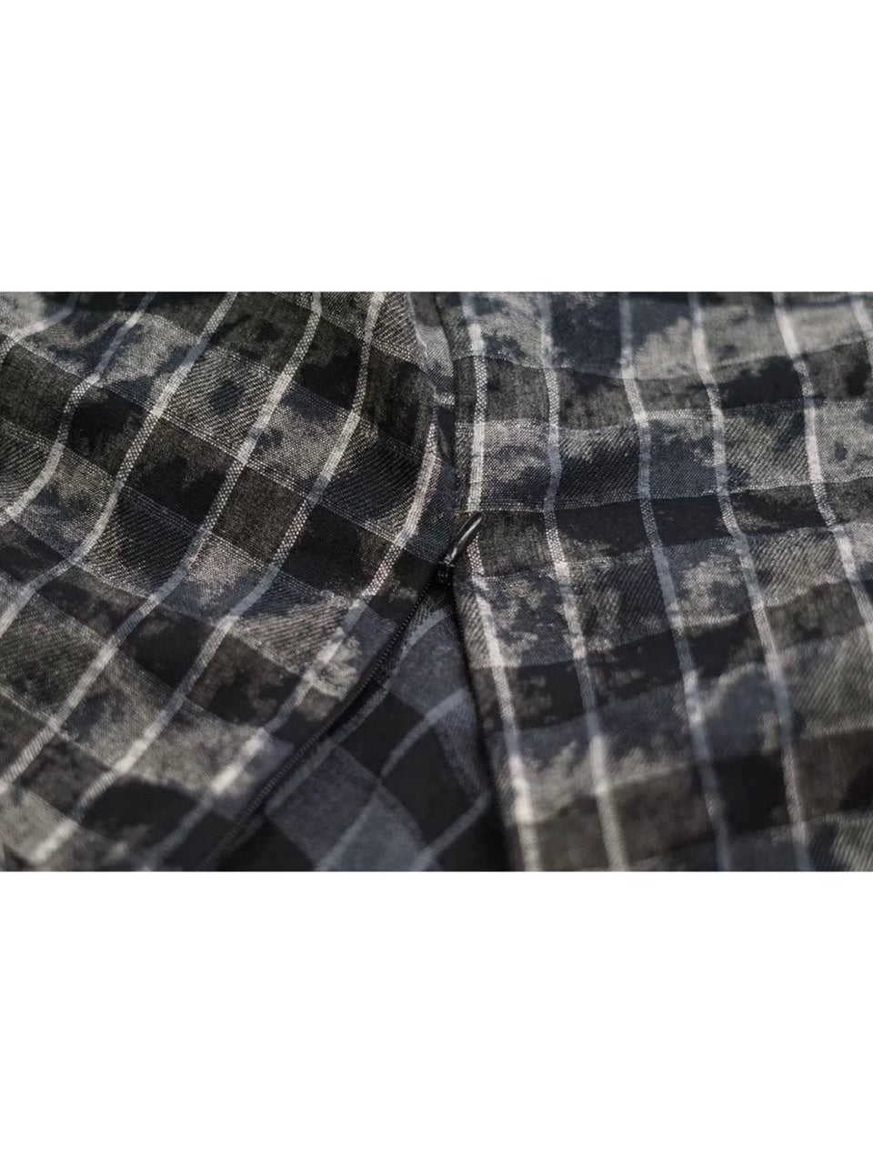 【Cest Nous】Plaid tie-strap camisole dress / 【セヌー】プリーツグレンチェックストラップキャミワンピース