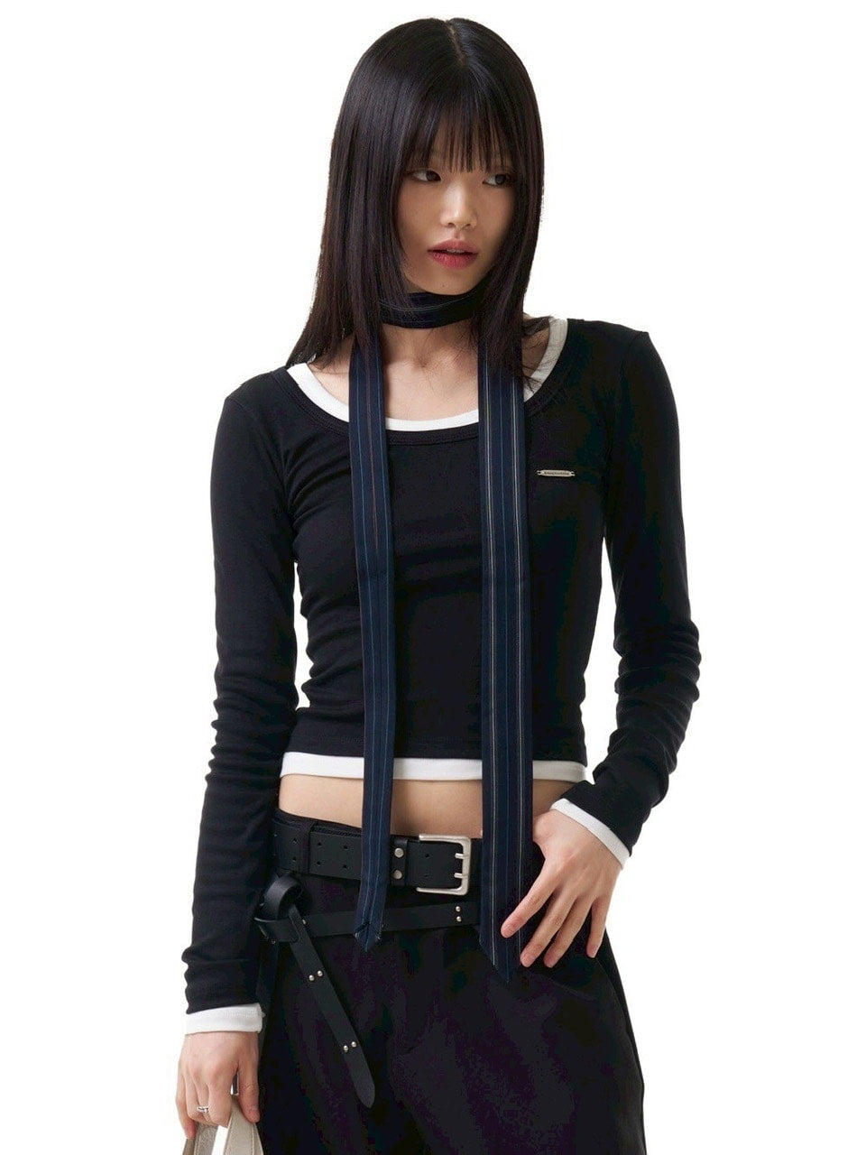 【IUGAMAKARAS】20mm Double Studded Twist Belt